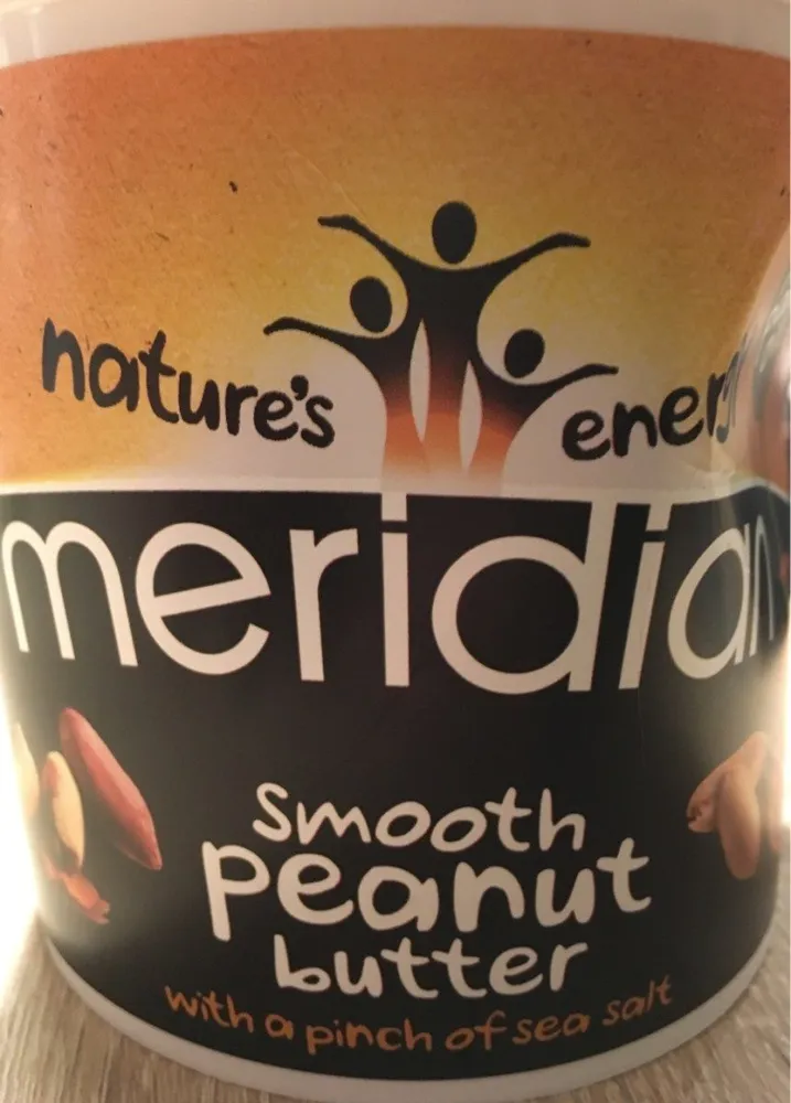 Meridian Natural Smooth Peanut Butter - No Added Sugar - 1KG
