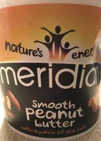 Meridian Natural Smooth Peanut Butter - No Added Sugar - 1KG