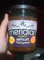 Meridian organic apricot fruit spread