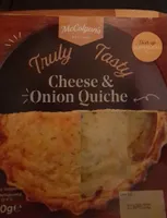 Cheese and onion quiche