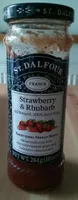 St. Dalfour Strawberry and Rhubarb High Fruit Content Spread