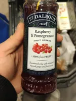 Raspberry and pomegranate