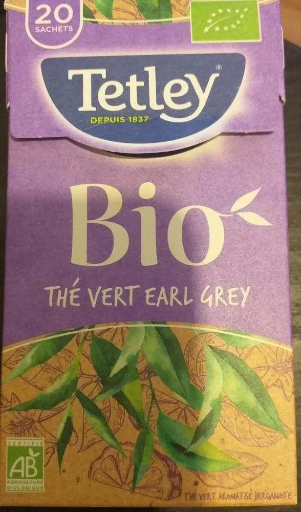 Thé vert earl grey