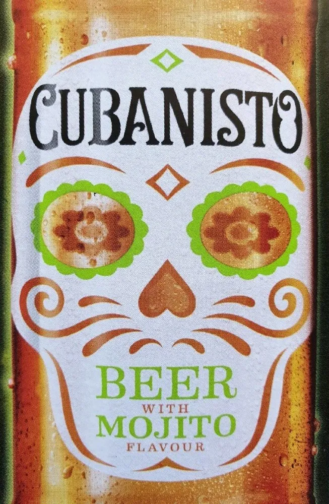 Beer with mojito flavour