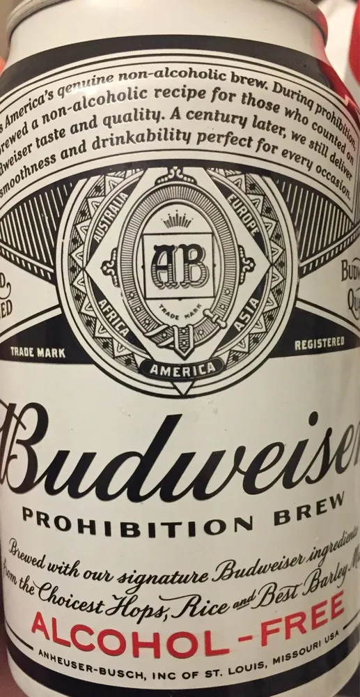 Budweiser alcohol free