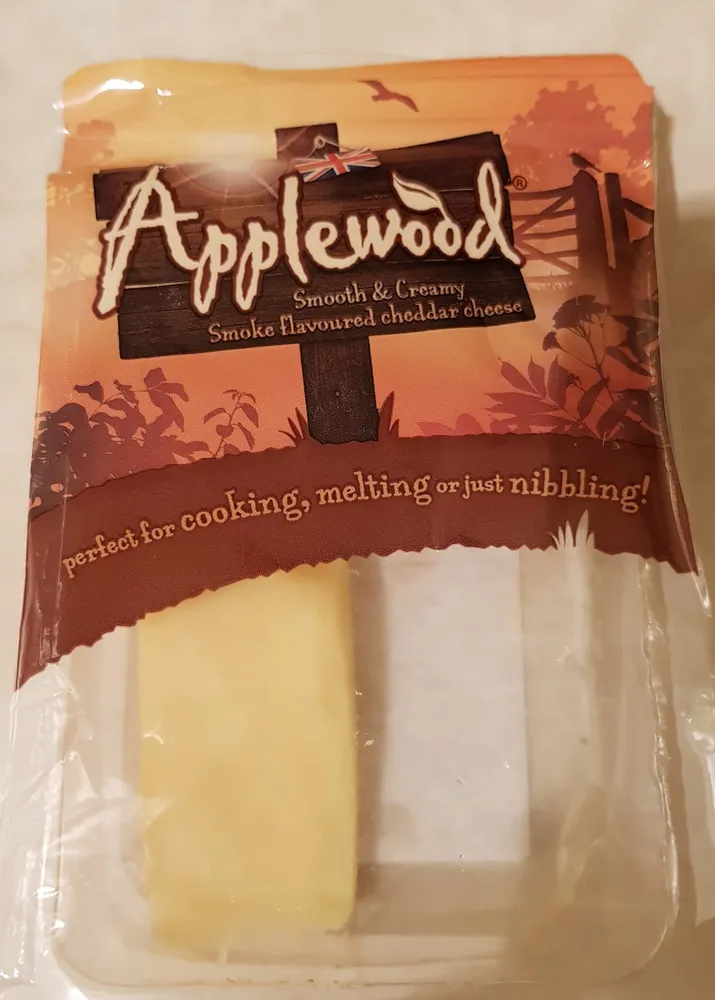 Smoke Flavoured Cheddar Cheese Wedge