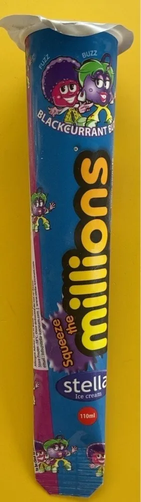 Millions Blackcurrant Buzz Ice Lolly
