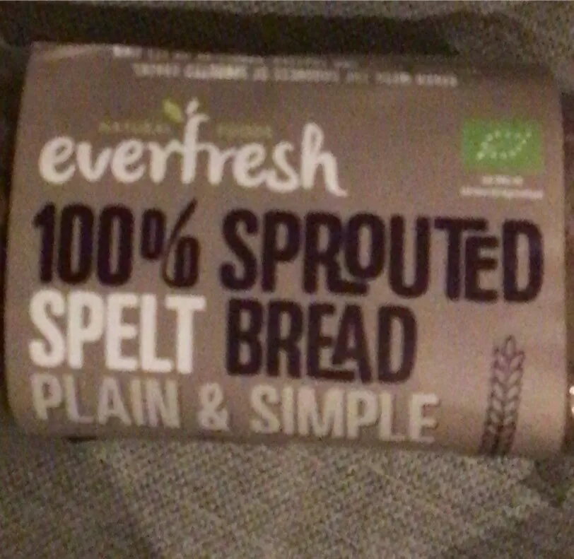 100% spelt sprouted bread