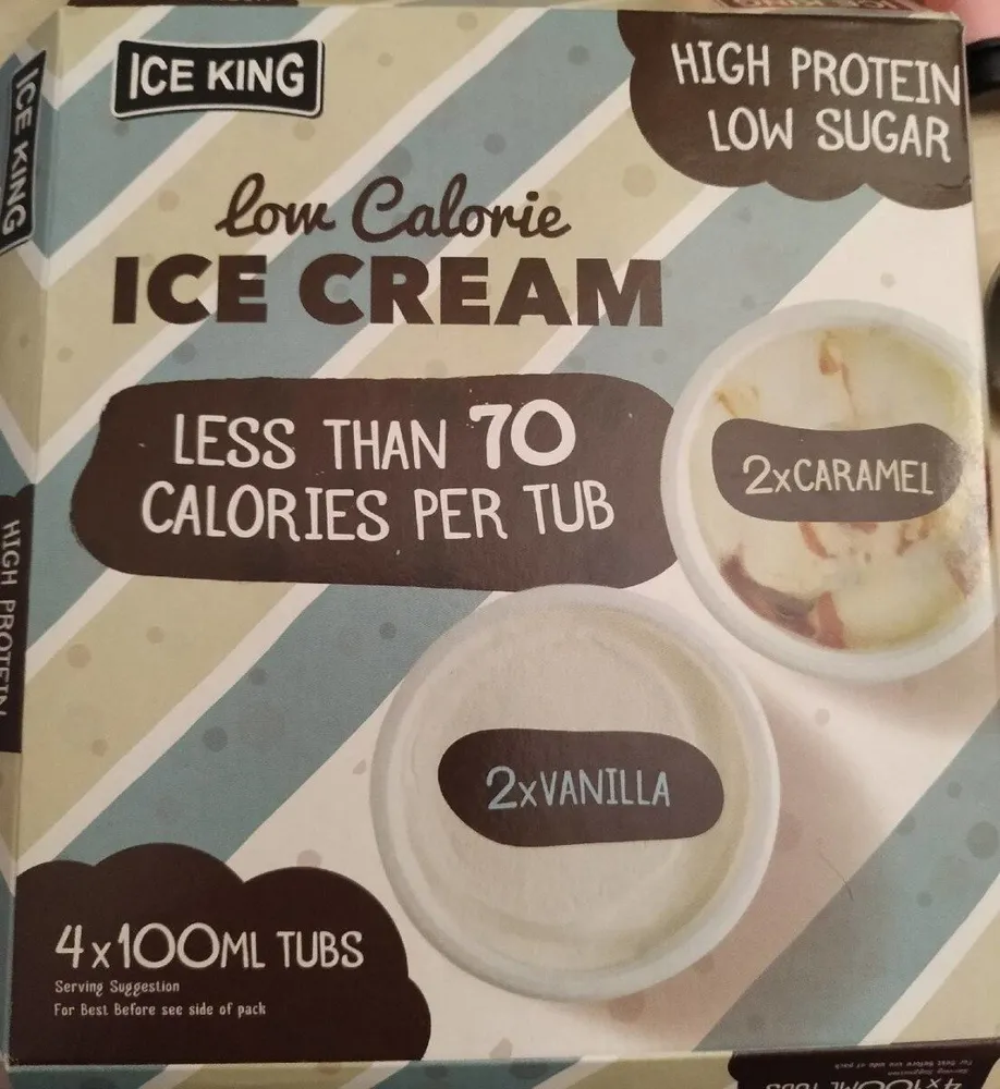 Low calorie ice cream