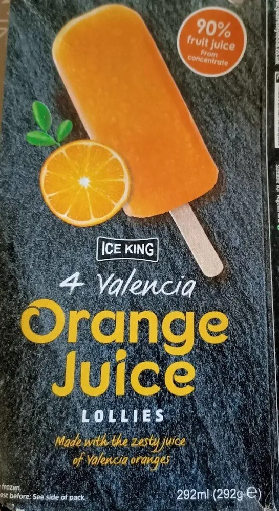 Orange Juice Lollies