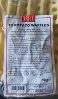 18 potato waffles