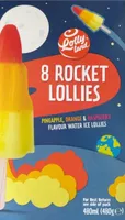8 rocket lollies