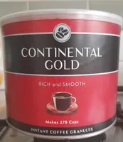 Continental Gold: Rich and Smooth Instant Coffee Granules