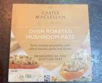 Oven roasted mushroom pate
