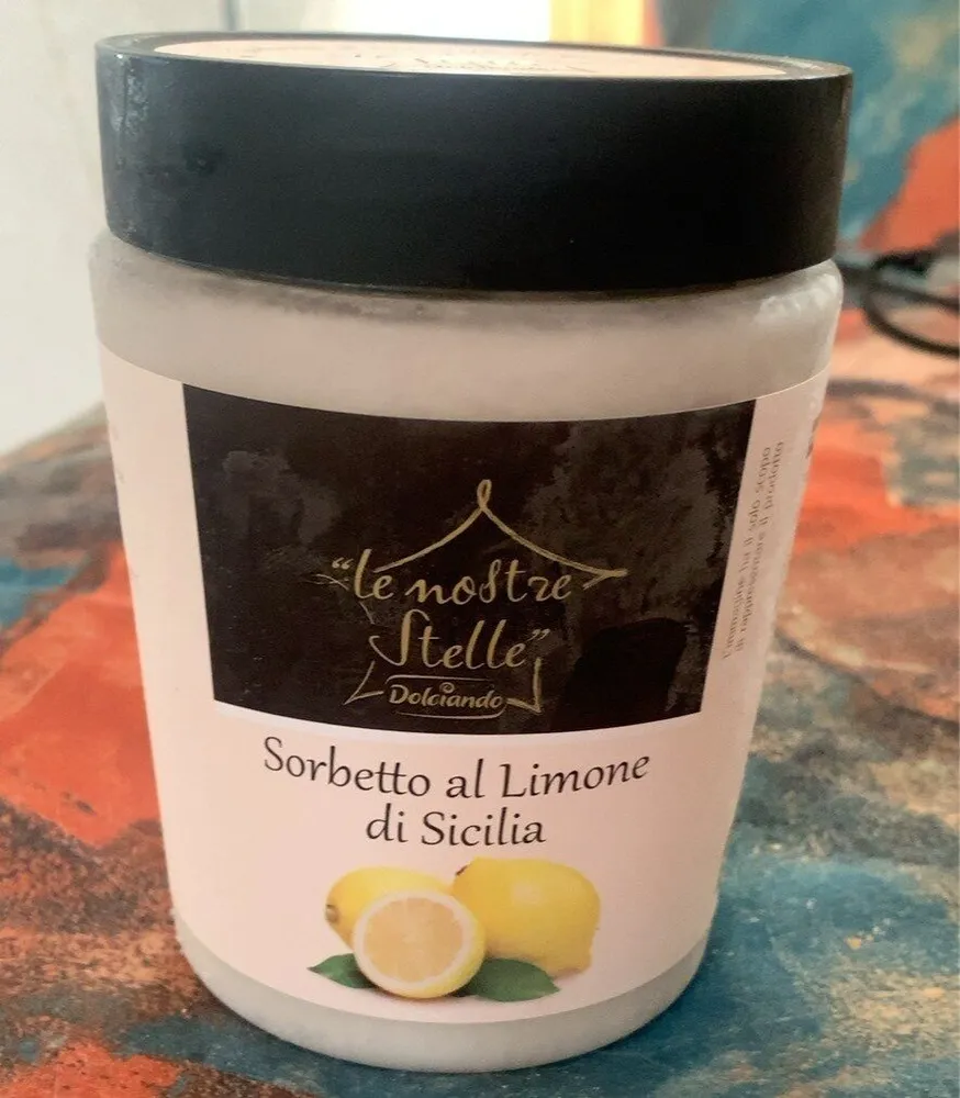 Sorbetto al limone di Sicilia