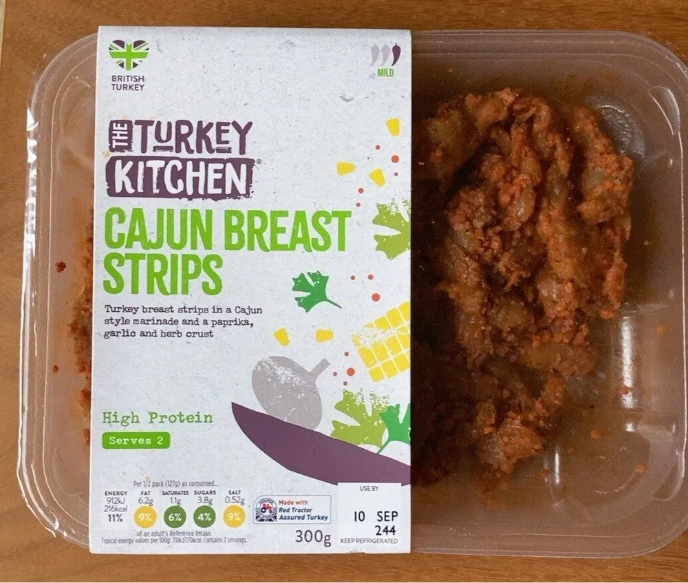 Cajun breast strips