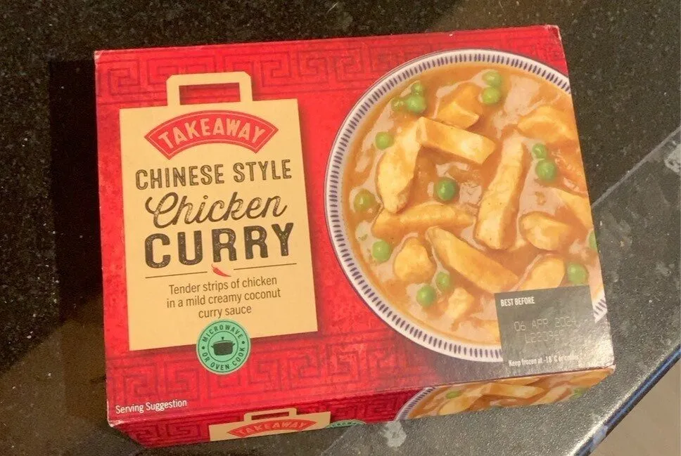 Chinese style chicken curry