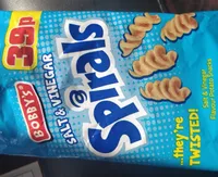 Salt and vinegar spirals