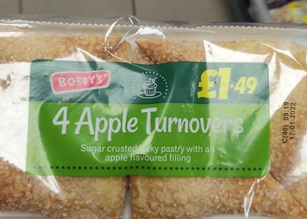 4 Apple Turnovers
