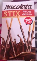 Stix biscuit sticks coated with milk chocolate