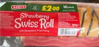Strawberry swiss roll