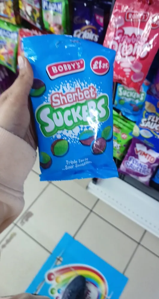 Sherbet suckers