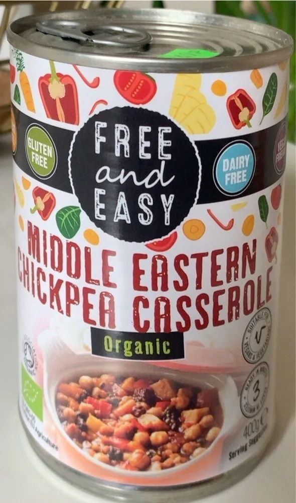 Middle eastern chickpea casserole