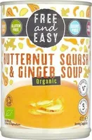 Free and Easy Organic Butternut Squash and Ginger Soup