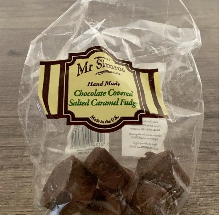 Chocolate Covered Salted Caramel Fudge