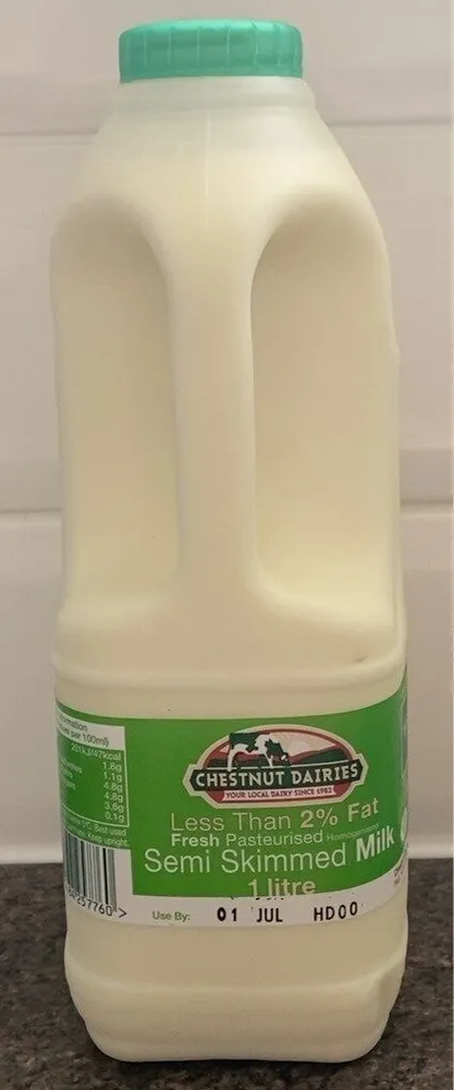 Semi skimmed milk