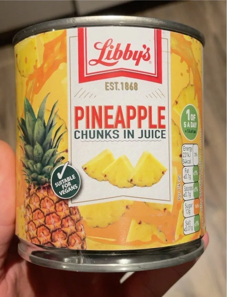 Pineapple Chuncks In Juice