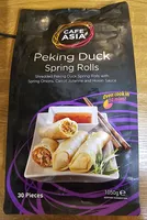 Peking duck spring rolls