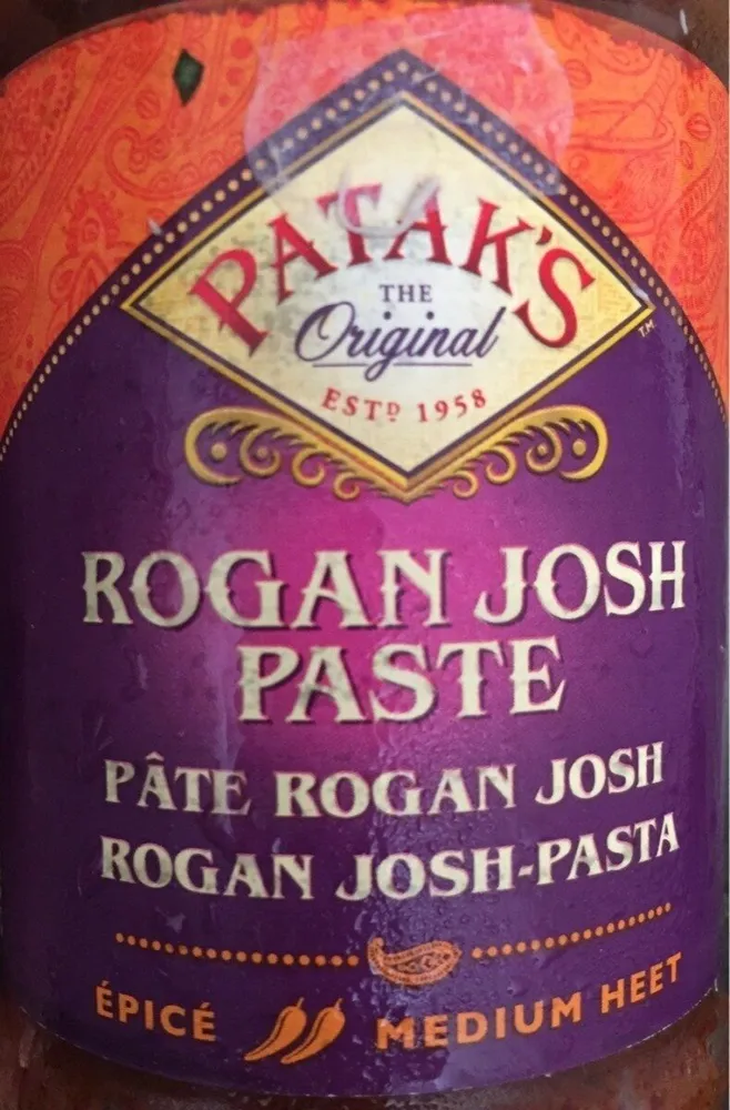 Curry Rogan Josh Patak's