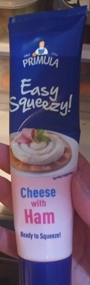 Cheese with ham easy squeezy