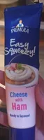 Cheese with ham easy squeezy