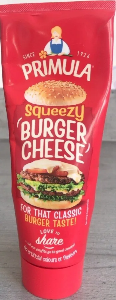 Squeezy burger cheese