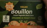 Instant vegetable stock cubes