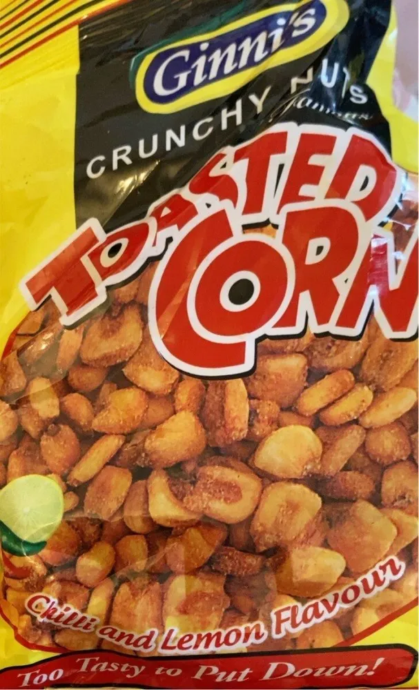 Toasted corn, chilli and lemon flavour
