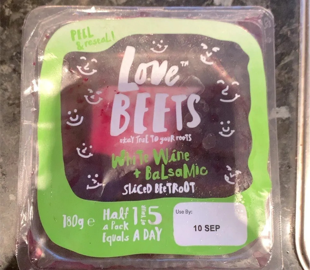 Love beets white wine & balsamic sliced beetroot