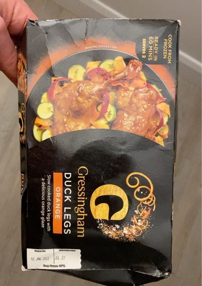 Duck legs orange