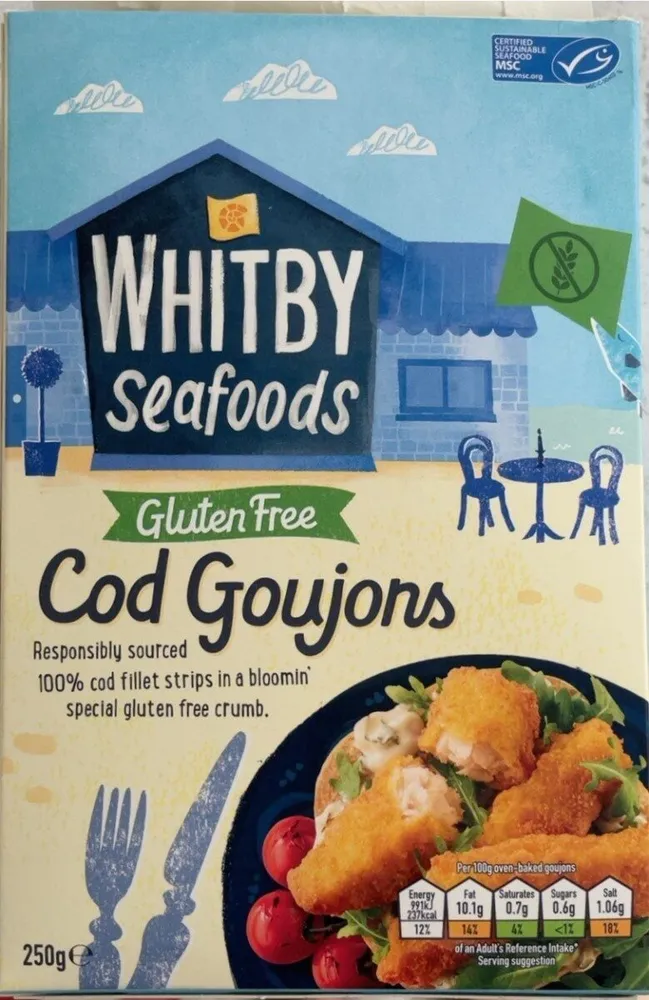 Whitby cod goujons
