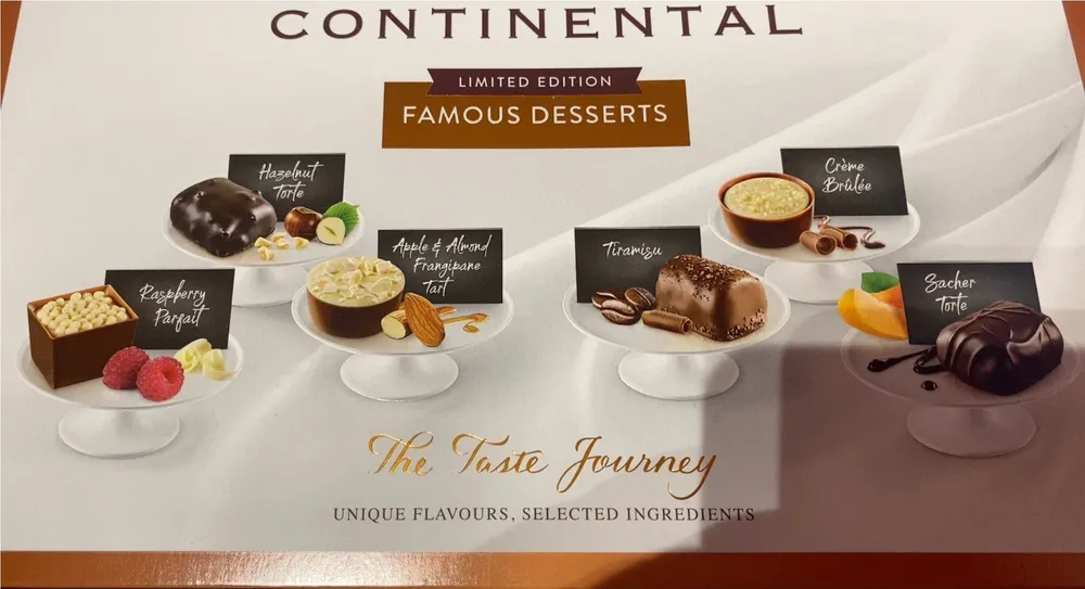 Continental famous desserts