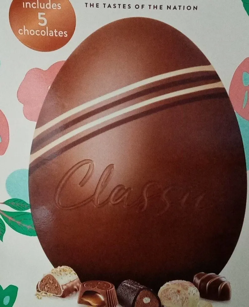 Classic milk chocolate egg