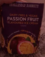 Passion fruig vegan ice cream
