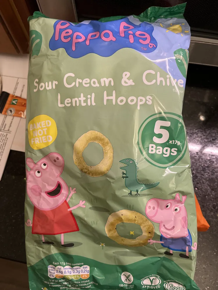 Sour Cream & Chive Lentil Hoops