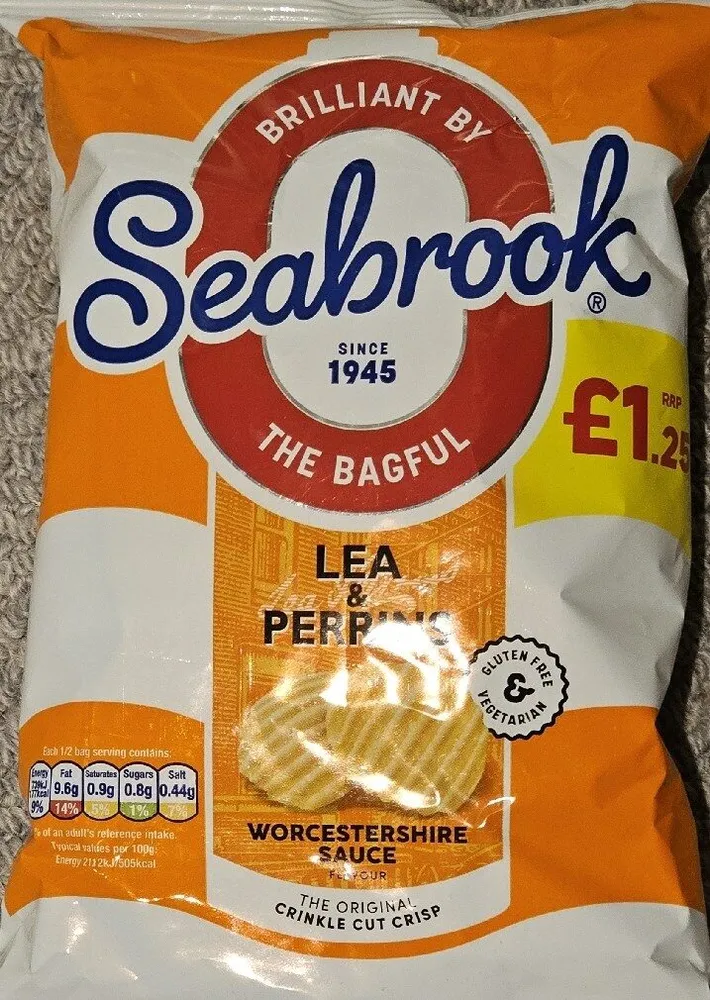 Lea & Perrin's Flavour Crinkle Cut Crisps