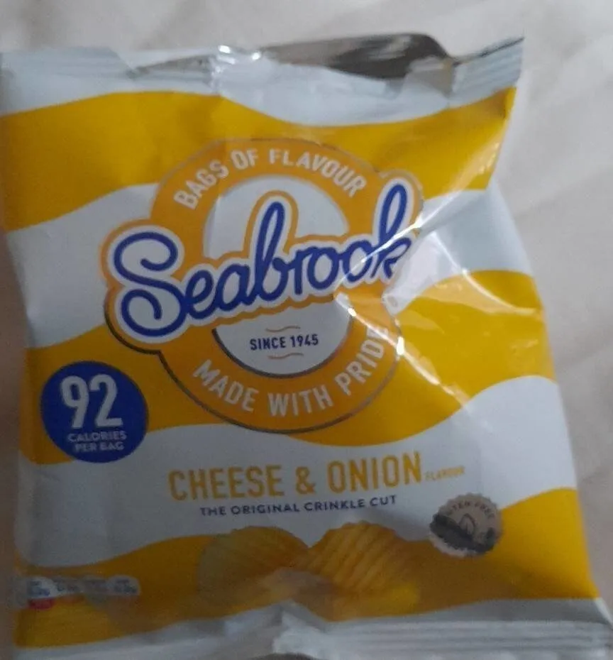 Cheese & Onion Flavour Potato Crisps