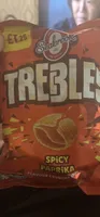 TREBLES Spicy Paprika Flavour Crunchy Snack