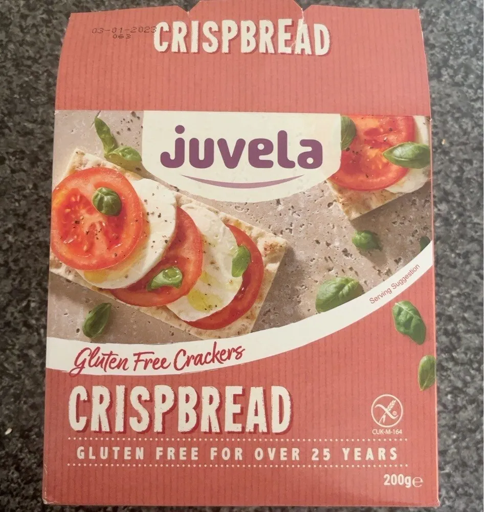Gluten free crisp crispbread