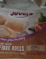 Part baked fibre rolls juvela